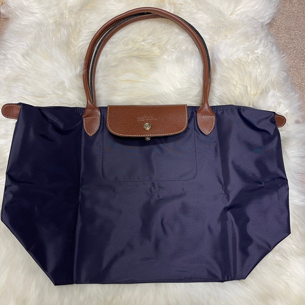 NWT longchamp le Pliage large tote bag